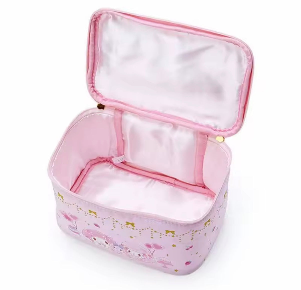 Sanrio Kuromi, My Melody & Cinnamoroll Women’s / Girls Cosmetic Bag Cartoon Anime Makeup Bag Waterproof Travel Toiletry Storage Bag Beauty Case Girl Gift