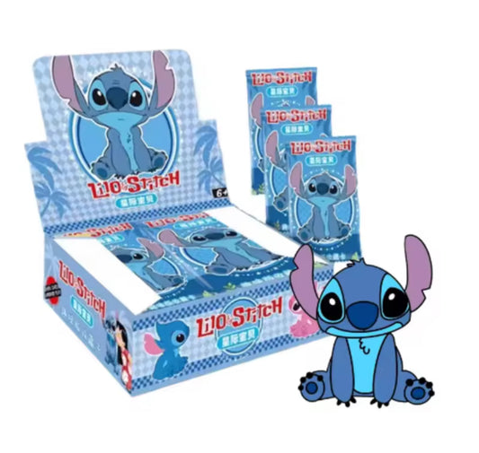 160 Pcs Lilo & Stitch Box Of Cards - Cute Cartoon Stitch Angel Character Card Fun Collection Card Children Toy Gift - 32 Individual Packs