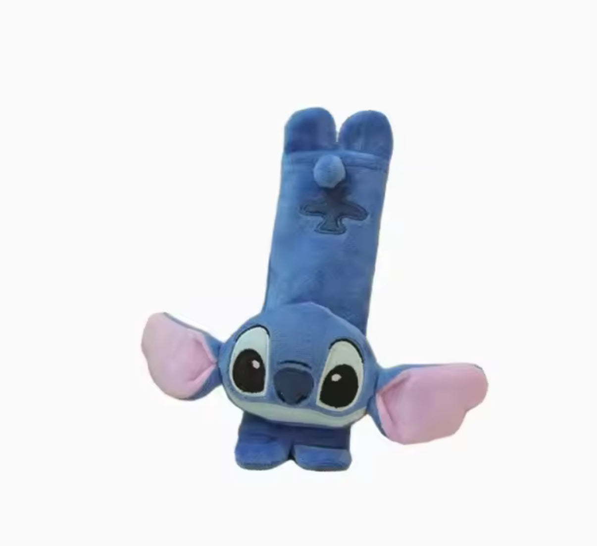 Stitch / Angel Men's, Women's & Kids Car Seat Belts Plush Covers - Cute Kawaii Creative Cartoon Doll Plush Car Decorative Shoulder Cover - Anime - Perfect Gift Idea