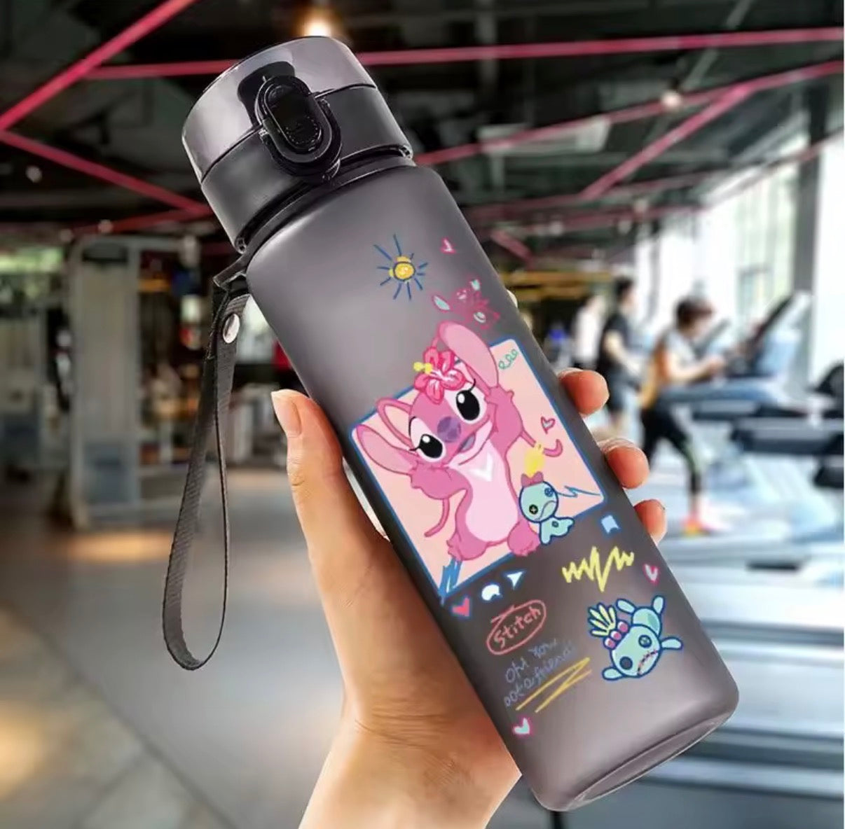 Disney 560ML Stitch Cartoon Water Bottle Cup Grey & Blue
Portable Plastic Large Capacity Clear Cup Outdoor Sports Water Bottle - Anime - 19 Different Designs - Perfect
Birthday / Christmas Gift
