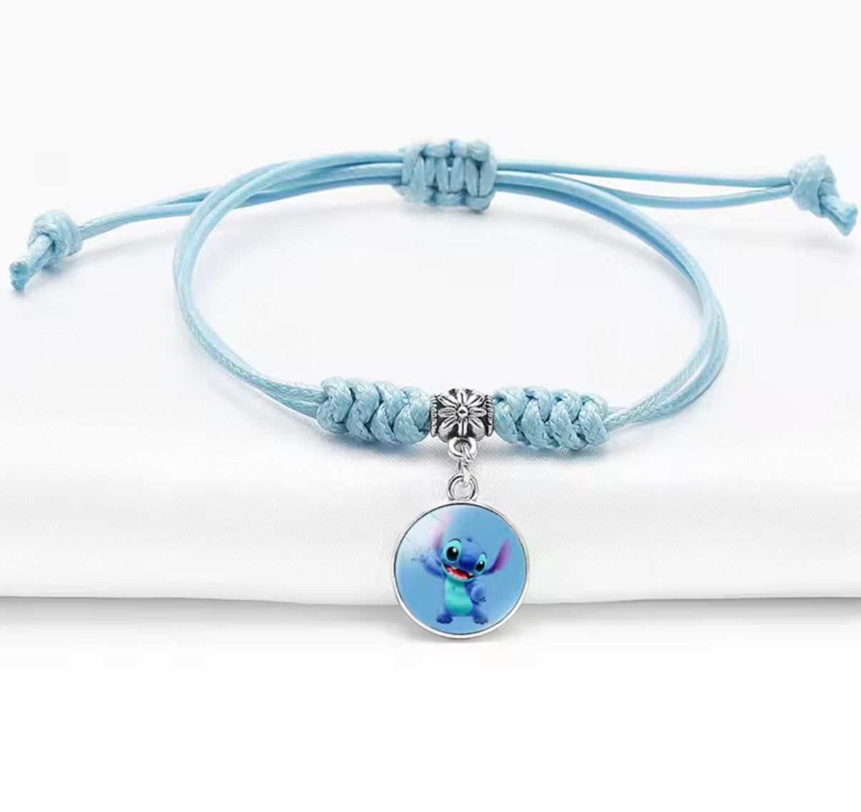 Disney Lilo & Stitch - Pendant Rope Bracelet - Girl Cartoon Telescopic
Bracelet - Birthday Gift - Different Designs & Colours Available - Perfect Birthday or Christmas Gift