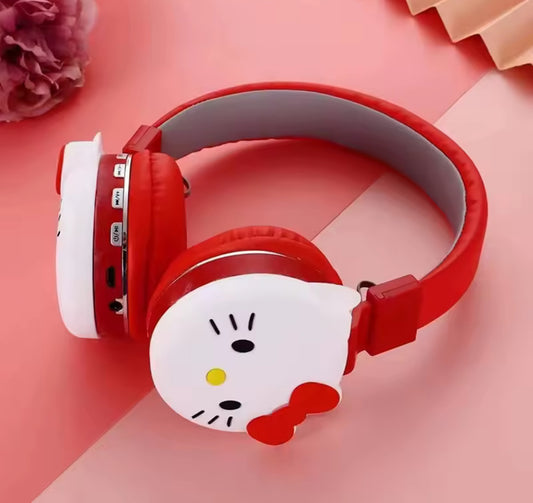 Sanrio Hello Kitty High Quality Cute Bluetooth Headphones - Wireless Headphones - Cartoon
Stereo Headset Earphone - Cute Gift For Kids For Birthday or Christmas**