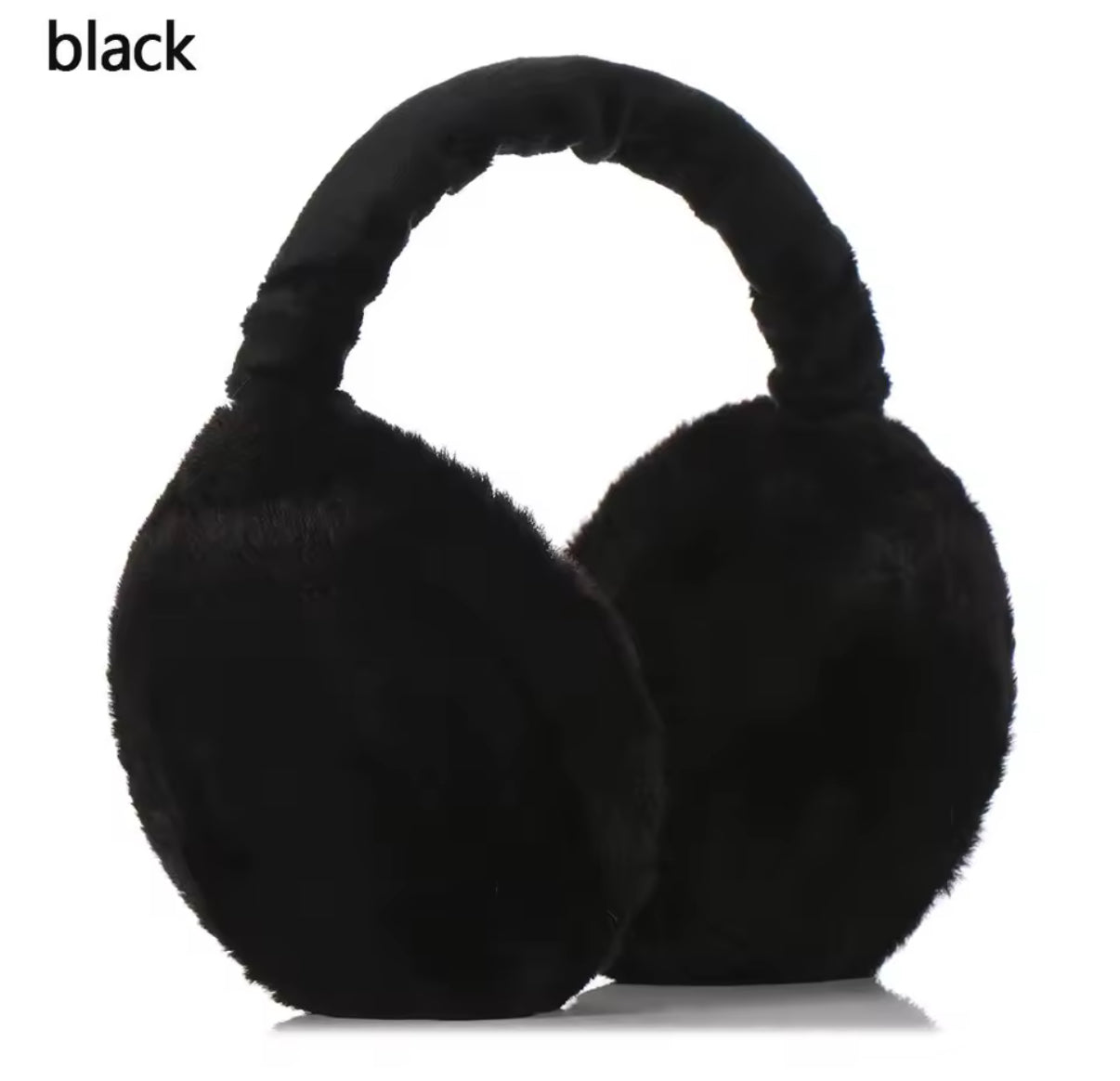 Fashion Autumn Winter Earmuffs Women Men Ear Warmer Plush Solid Color Adjustable Foldable Ear Muffs Earflap Earmuffs - Available In 3 Colours