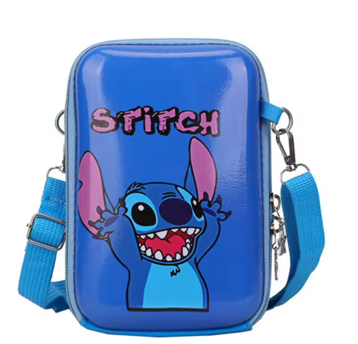 Disney Stitch / Angel Kids Bag Cartoon Diagonal Hard Shell Cross bag Fashion
Accessory For Boys & Girls - School / Travel Bag - Anime /
Kawaii - 6 Different Designs