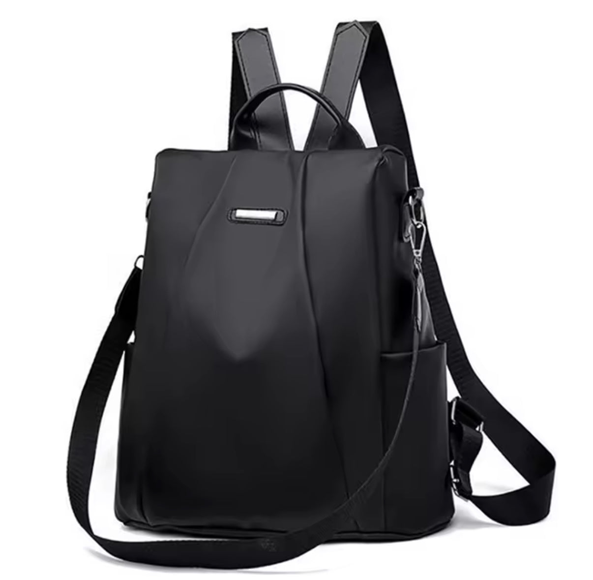 Women's Backpack Casual In Black or Grey Nylon Solid Color School Bag Fashion Detachable Shoulder Strap Shoulder Bag Mochila Femenina - Perfect Birthday /
Christmas Gift