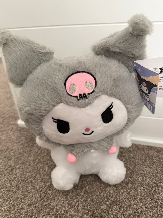 100% Genuine 27cm Sanrio Kuromi Plush Toy Stuffed Toys Children's Birthday Christmas Gifts - 2 Different Designs