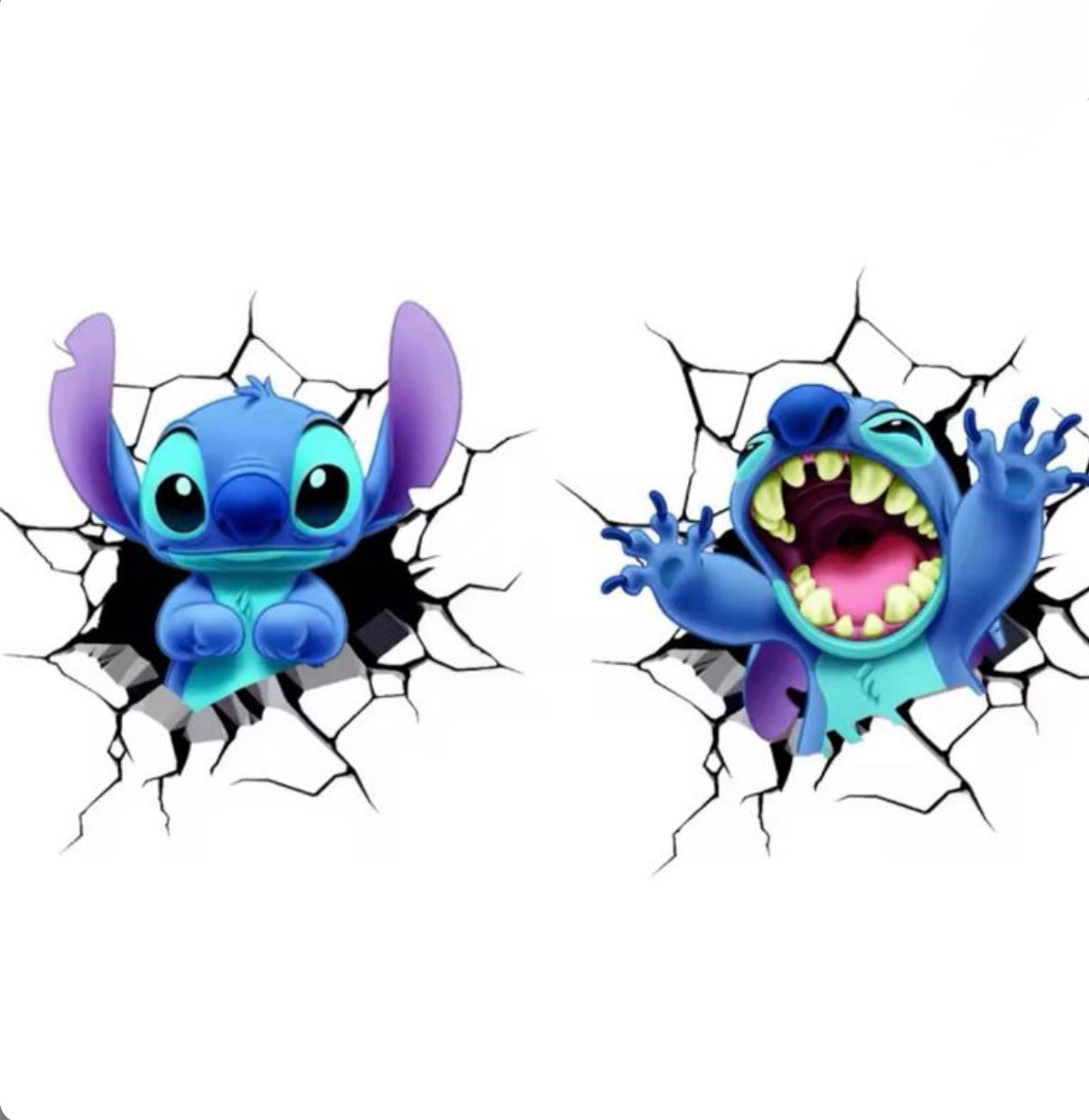 18cm Stitch Broken Wall Car Stickers - Stitch Cartoon
Waterproof Windshield Decoration Motorcycle Scratches
Cover Stickers for Car Decor - Anime / Cartoon - Lovely little
Item