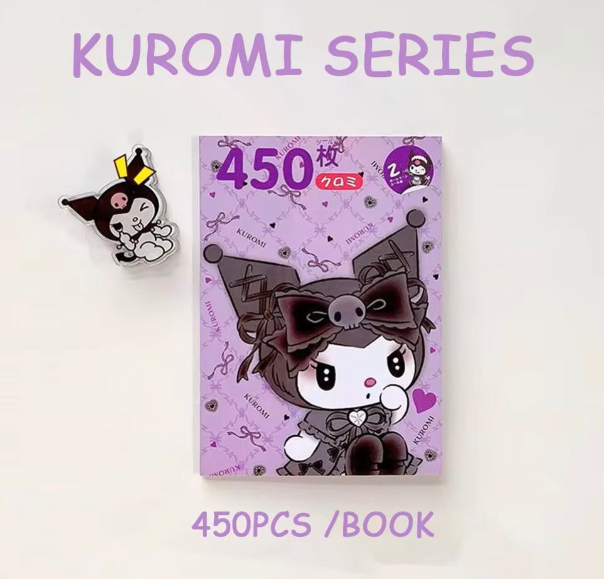 450Pcs Sanrio Hello Kitty Sticker Book, My Melody, Kuromi, Cinnamoroll & Pochacco Cartoon Sticker Book- Decoration Stickers For Girls Gifts - Perfect Gift For Christmas/ Birthday**