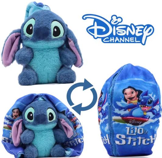 Disney Stitch Plushie Transformation - 25cm Cute Plush Toy
Novel Zipper Stitch Pillow Doll Cloth Doll Children's Birthday / Christmas Gift**