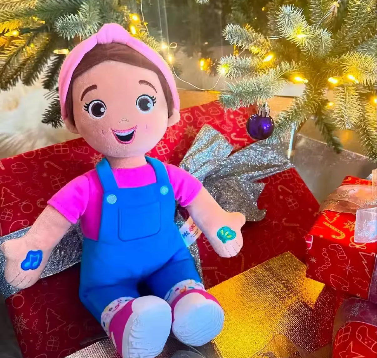 30cm Ms Rachel Plush Doll - Ms Rachel Speak & Sing Plush
Interactive Toy - Soft Stuffed Music Toys Cartoon Boys Girls
- Perfect Christmas / Birthday Gifts