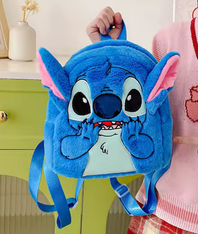 Stitch New Plush Backpack Cartoon Fashion 3D Mini Women's / Girls & Boys Backpack Large Capacity Cute
Children's Schoolbag High Quality - Back To School - Perfect Gift For Kids - 24x19x11cm