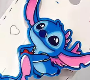 Disney Stitch - 2 Piece (1 Pair) Clip Set - Stitch / Angel ‌Lilo & Stitch‌ Element Hair Clips - Cartoon Fun Daily Wear Gifts Hair Accessories