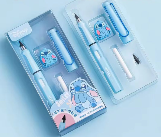 Stitch Anime / Cartoon - Eternal Pencil Unlimited Writing Pencil - Kawaii Stitch - Uninterrupted Alloy pen tip eraser
Cartoon Rubber Stamp Set - Perfect Stocking Filler For Christmas