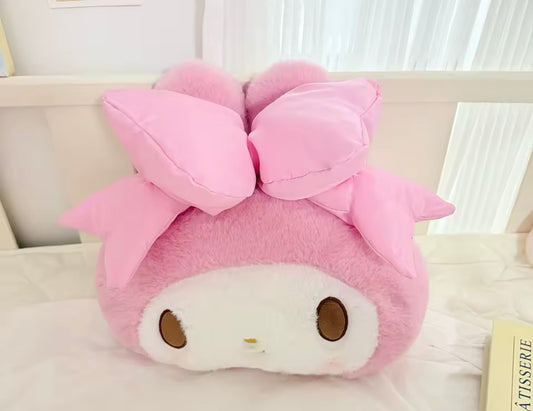 Sanrio My Melody Cartoon Lovely Stuffed Cushion / Pillow - Anime Kawaii - Perfect For Travel or For a Bedroom
