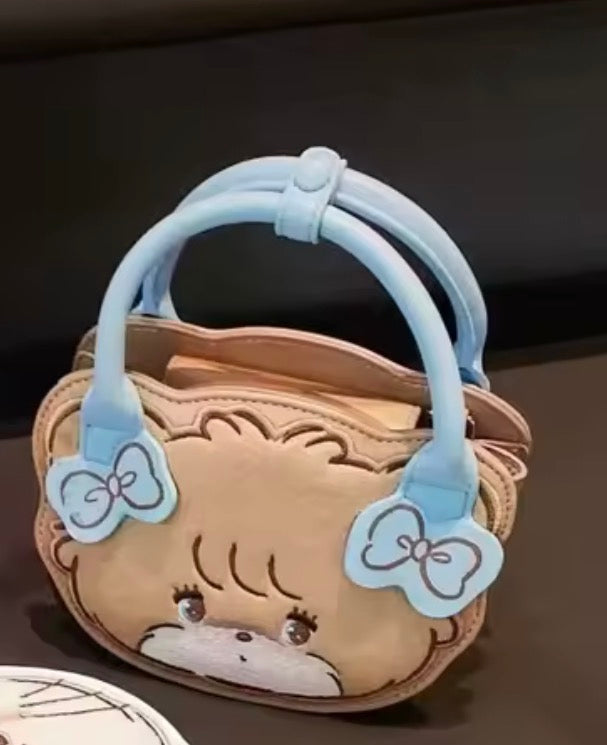 Harajuku Cat Brown Hand Bag - Womens/Girls Versatile Cartoon Handle Y2k Handbag Sweet Cute Bag/Purse