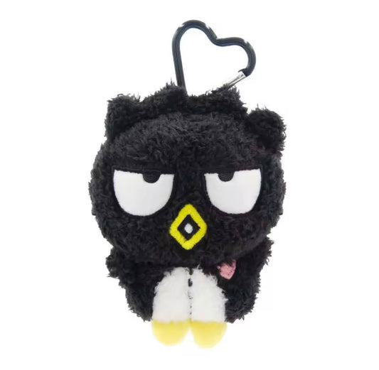 Sanrio 15cm Bad Badtz Maru Cartoon Plush Doll Keychain Kawaii - Stuffed Toy for School Bag - Pendant Gift