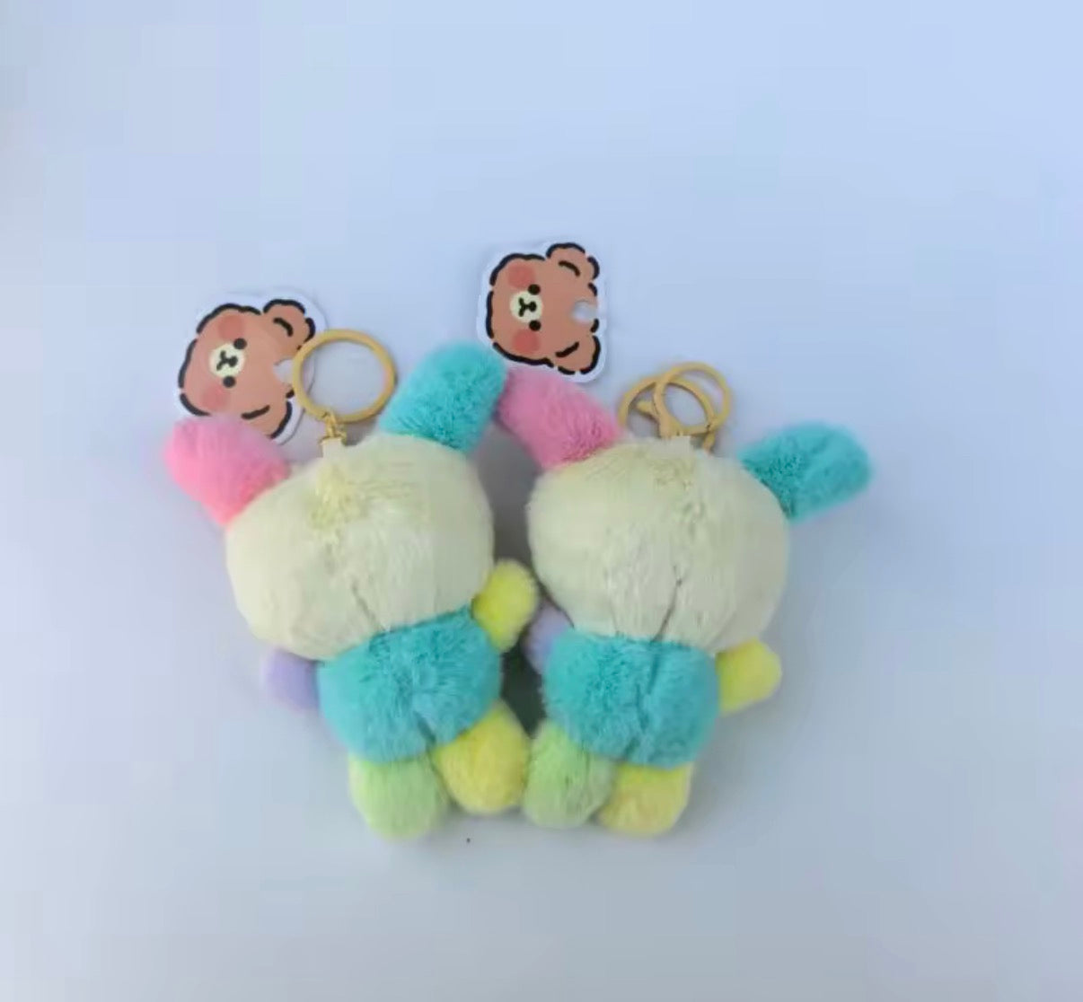 Sanrio 12cm Usahana Cartoon Plush Doll Keychain Kawaii - Stuffed Toy for School Bag - Pendant Gift