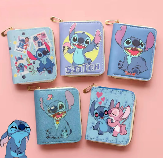 Disney Stitch Cartoon Anime - Coin Purse Fashion Cartoon Zipper
Wallet - Card Holder ID Storage Bag - Perfect Birthday & Christmas Gift