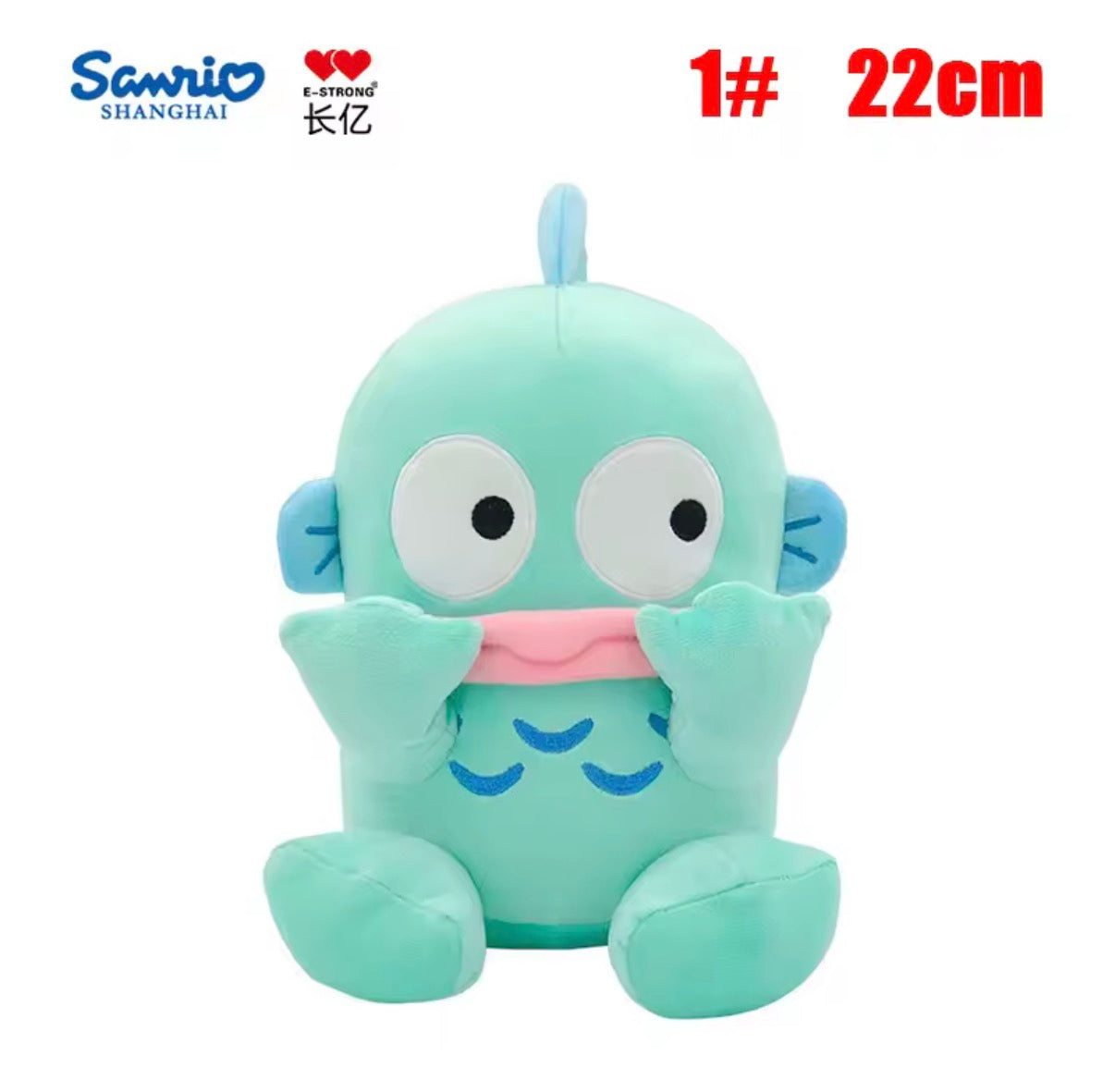 100% Genuine Sanrio Hangyodon Cartoon Plush Toy - 22cm & 27cm - Perfect Gift