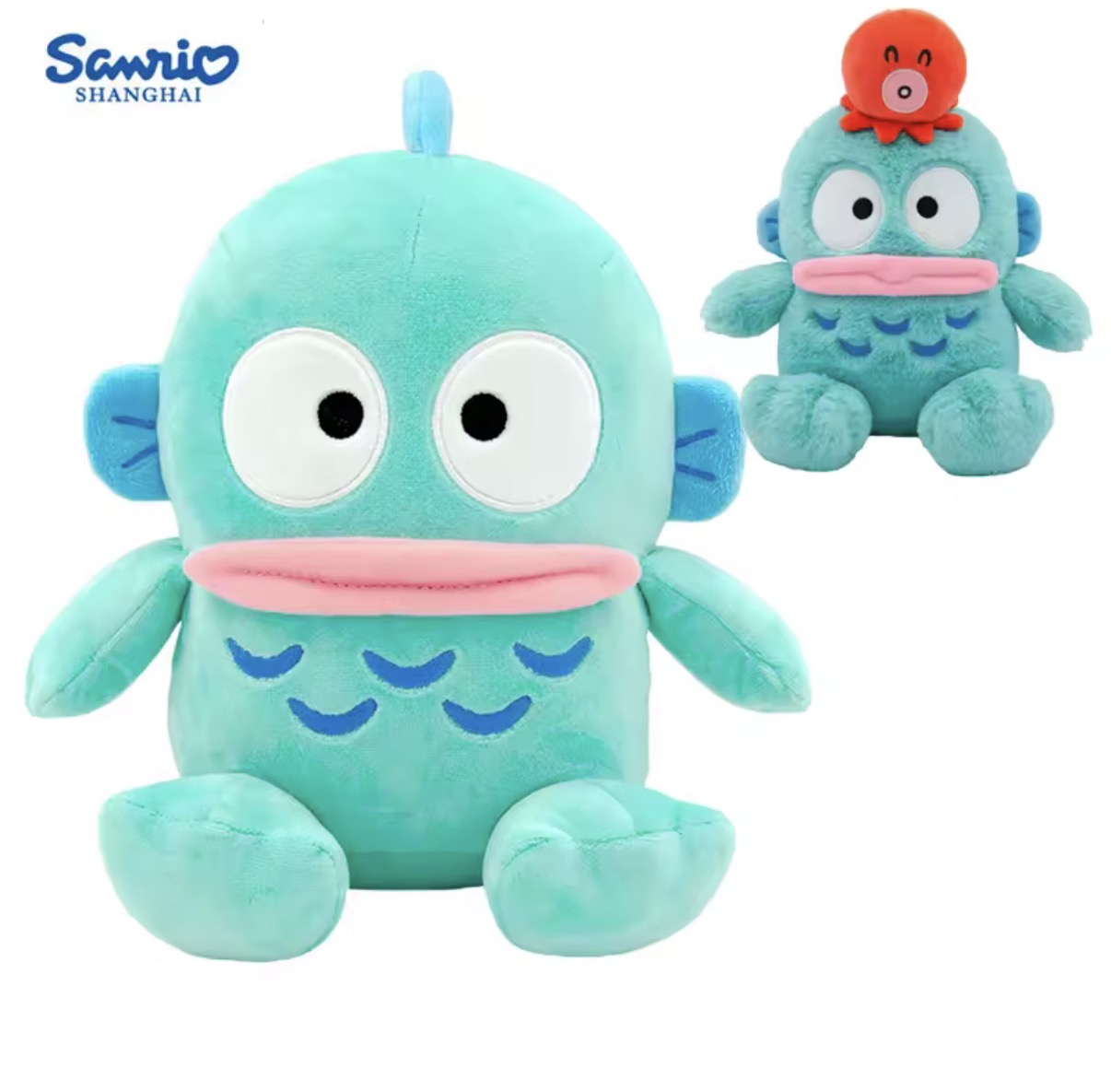 100% Genuine Sanrio Hangyodon Cartoon Plush Toy - 22cm & 27cm - Perfect Gift