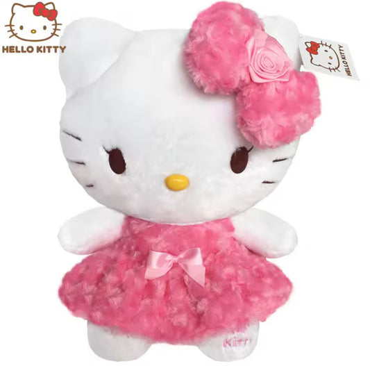 100% Genuine 24cm Sanrio Hello Kitty Plush Toy Stuffed Toys Children's Birthday Christmas Gifts