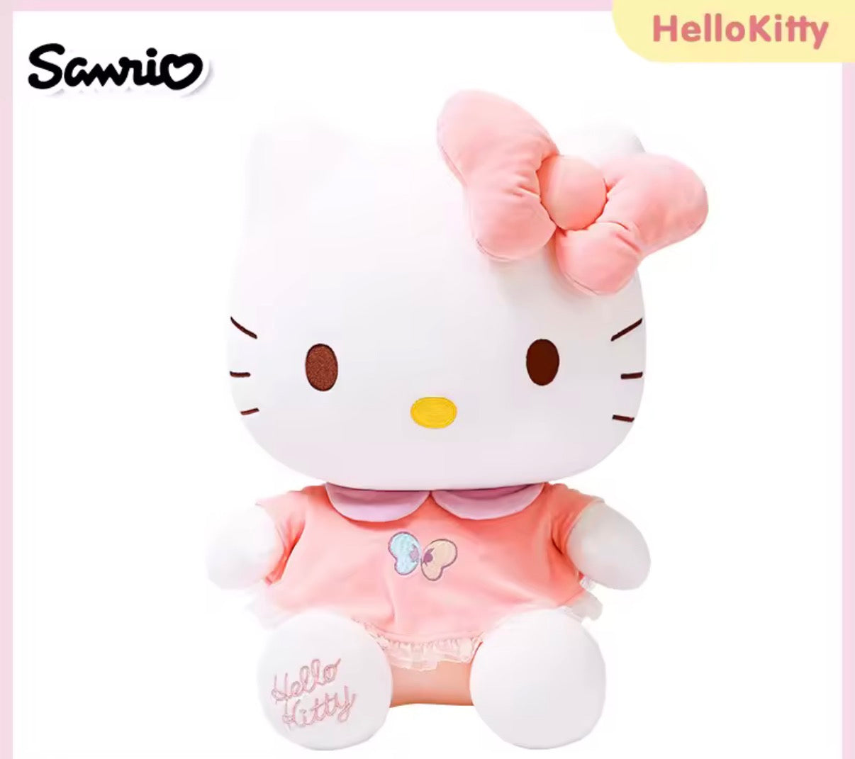 100% Genuine 20cm Sanrio Hello Kitty Plush Toy Stuffed Toys Children's Birthday Christmas Gifts - Various Colours & Designs