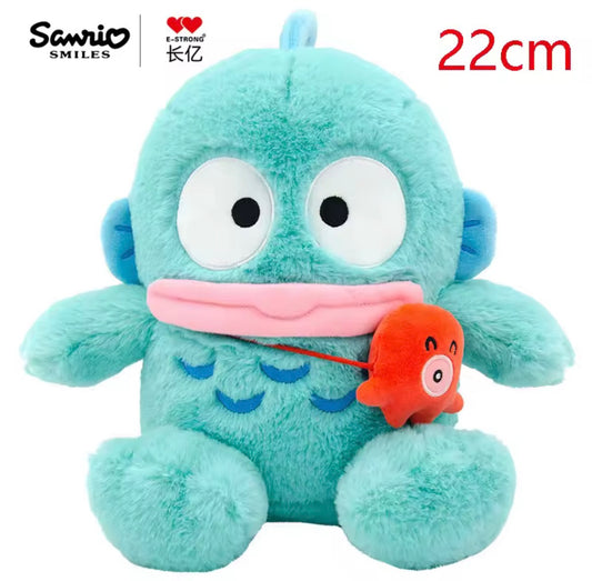 100% Genuine Sanrio Hangyodon Cartoon Plush Toy - 22cm & 27cm - Perfect Gift