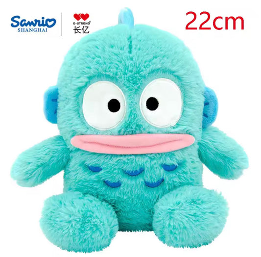 100% Genuine Sanrio Hangyodon Cartoon Plush Toy - 22cm & 27cm - Perfect Gift