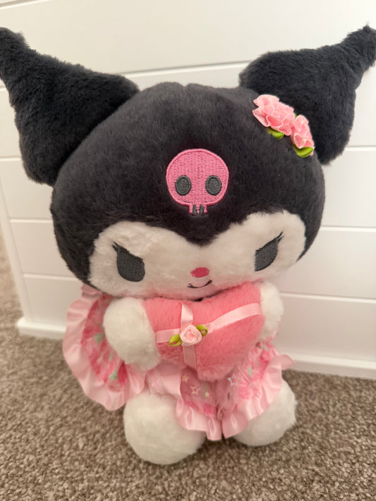 100% Genuine 27cm Sanrio Kuromi Plush Toy Stuffed Toys Children's Birthday Christmas Gifts - 2 Different Designs