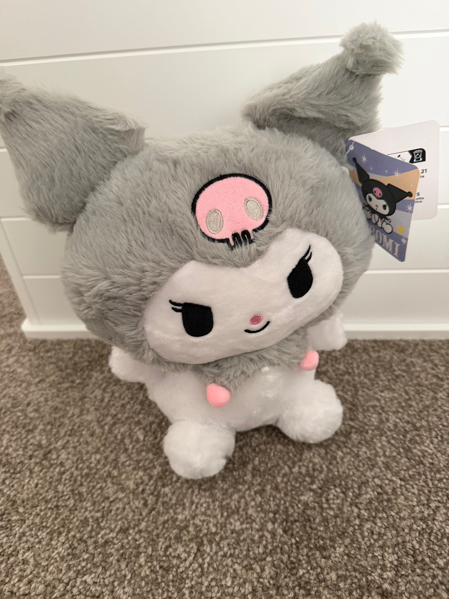 100% Genuine 27cm Sanrio Kuromi Plush Toy Stuffed Toys Children's Birthday Christmas Gifts - 2 Different Designs