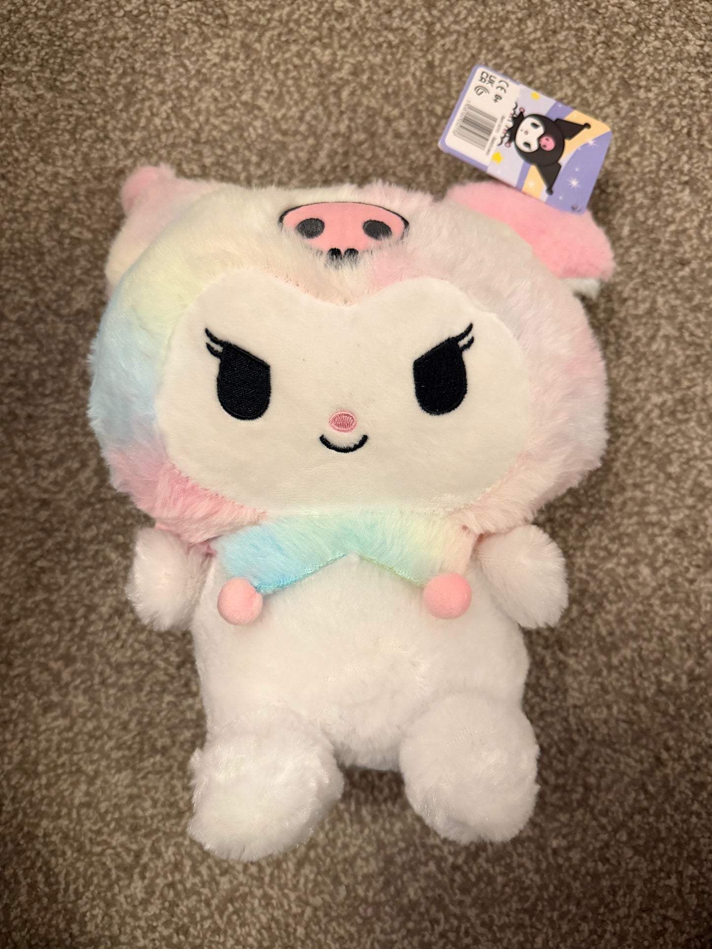 100% Genuine 27cm Sanrio Kuromi Plush Toy Stuffed Toys Children's Birthday Christmas Gifts - 2 Different Designs
