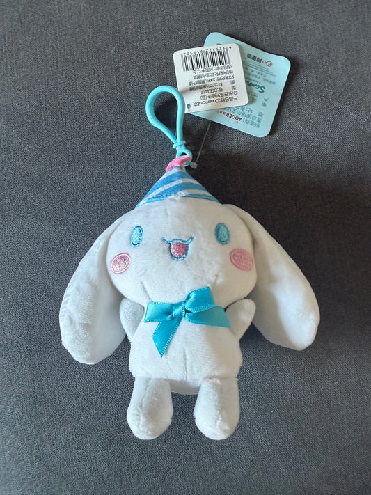 15cm Sanrio Cinnamorroll Stuffed Toy Pendant Cute Plush Toys Keyring Keychain - 3 Designs Available