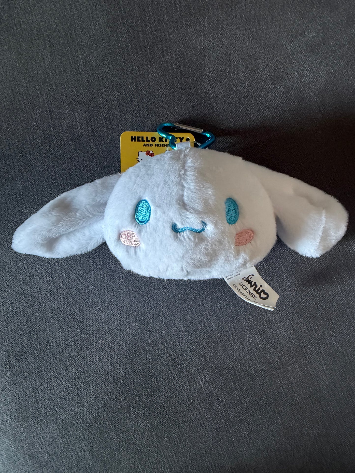15cm Sanrio Cinnamorroll Stuffed Toy Pendant Cute Plush Toys Keyring Keychain - 3 Designs Available