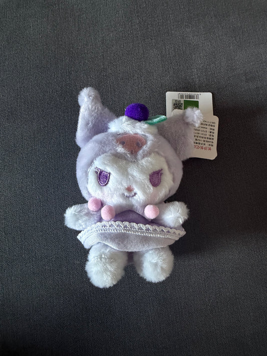 14cm & 10cm Sanrio Kuromi Stuffed Toy Pendant Cute Plush Toys Keyring Keychain - 7 Designs Available