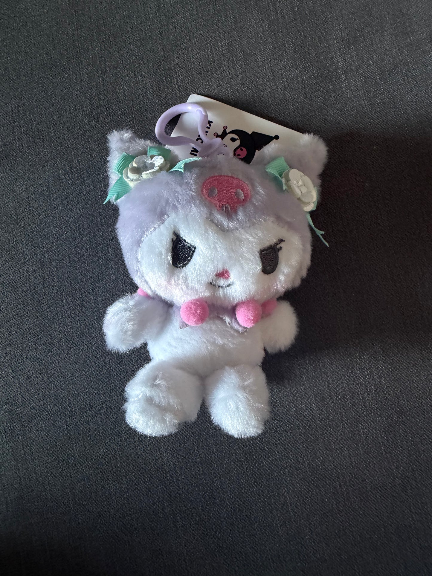 14cm & 10cm Sanrio Kuromi Stuffed Toy Pendant Cute Plush Toys Keyring Keychain - 6 Designs Available
