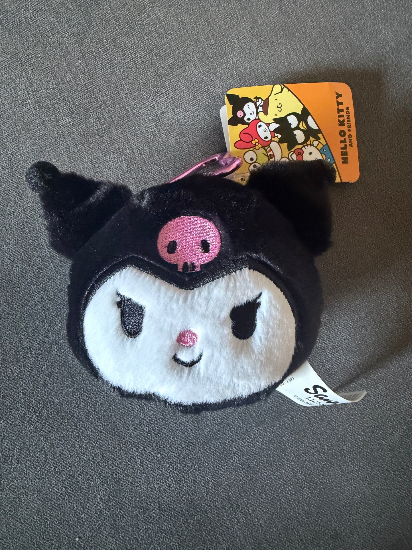 14cm & 10cm Sanrio Kuromi Stuffed Toy Pendant Cute Plush Toys Keyring Keychain - 6 Designs Available