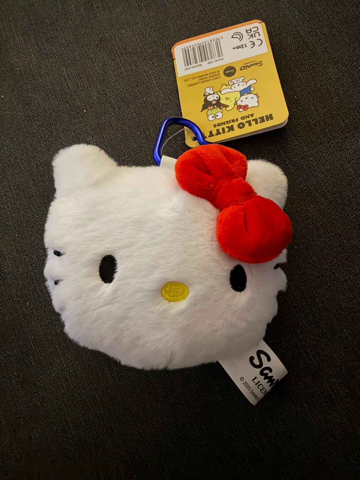 Sanrio 10cm Hello Kitty Kawaii Super Cute With Glasses - Bag Cartoon Cute Plush Doll Keychain -  Christmas / Birthday Gift - 7 Designs