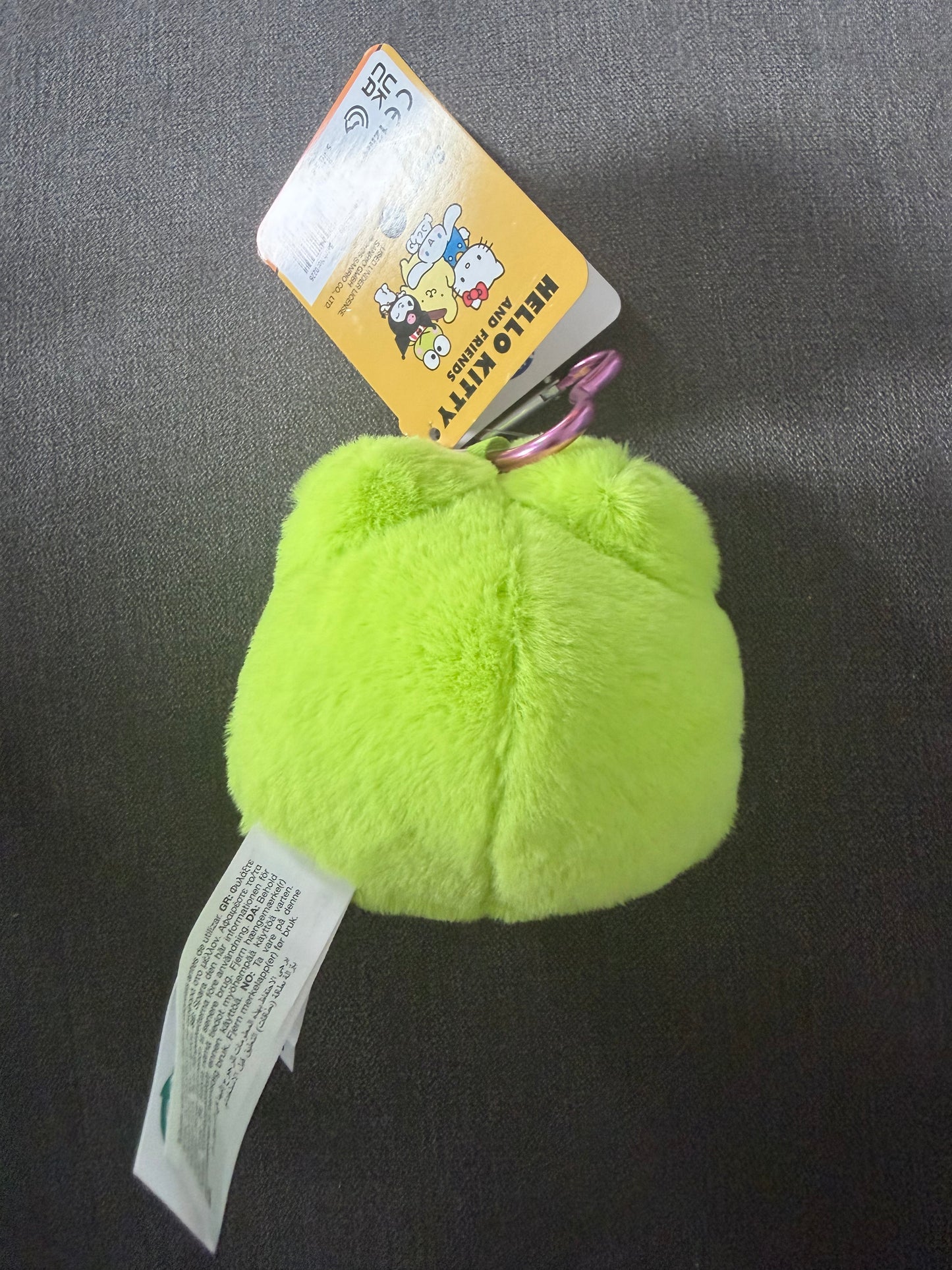 Sanrio 10cm Keroppi Cartoon Plush Doll Keychain Kawaii - Stuffed Toy for School Bag - Pendant Gift - 2 Designs