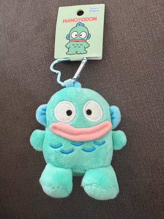Sanrio 10cm Hanyodon Cartoon Plush Doll Keychain Kawaii - Stuffed Toy for School Bag - Pendant Gift