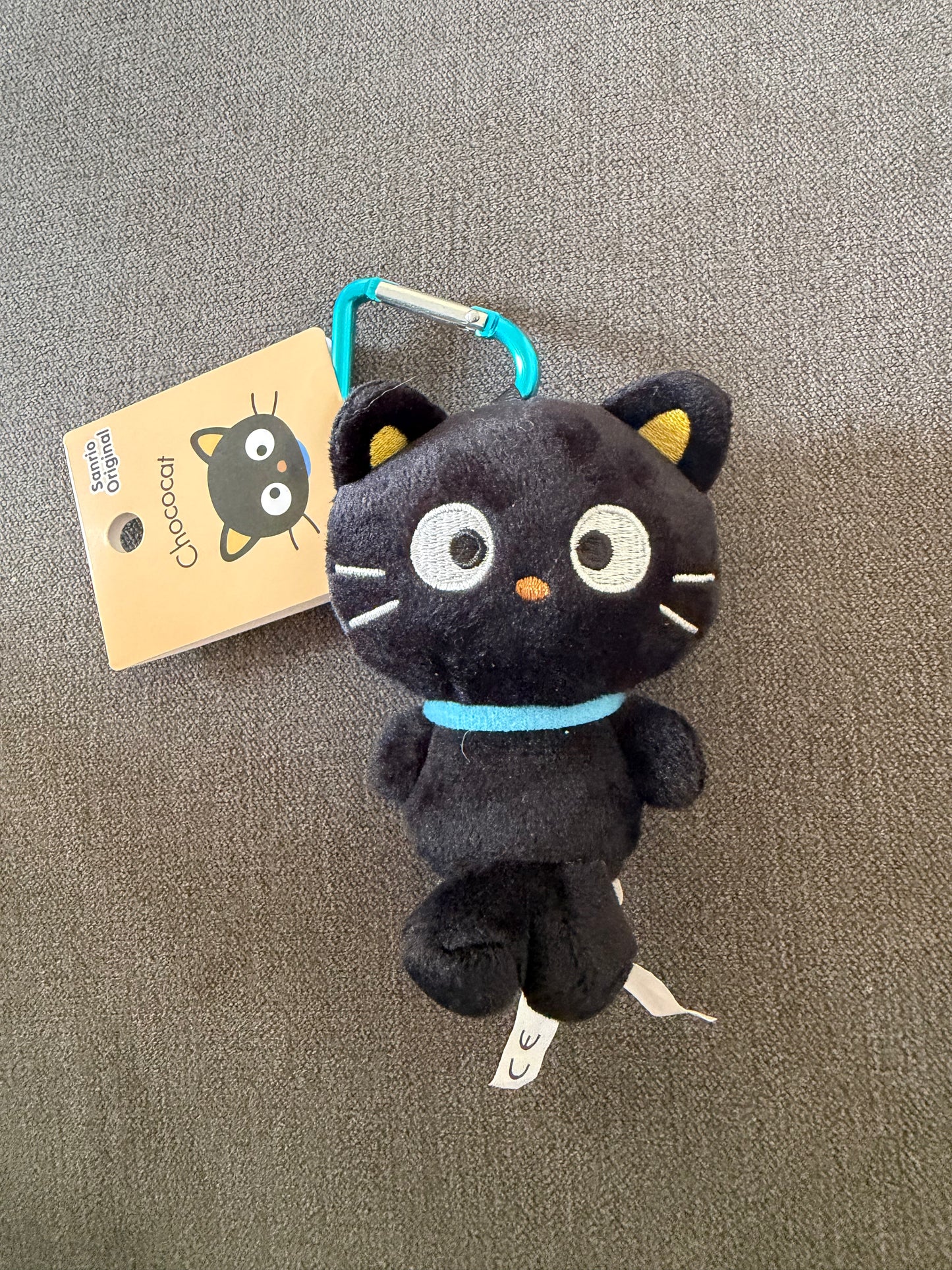 Sanrio 10cm Chococat Cartoon Plush Doll Keychain Kawaii - Stuffed Toy for School Bag - Pendant Gift