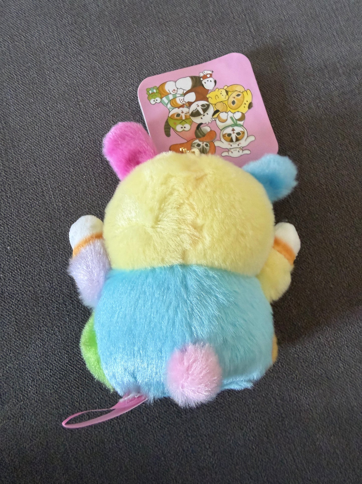 Sanrio 10cm Usahana Mofusand Cartoon Plush Doll Keychain Kawaii - Stuffed Toy for School Bag - Pendant Gift